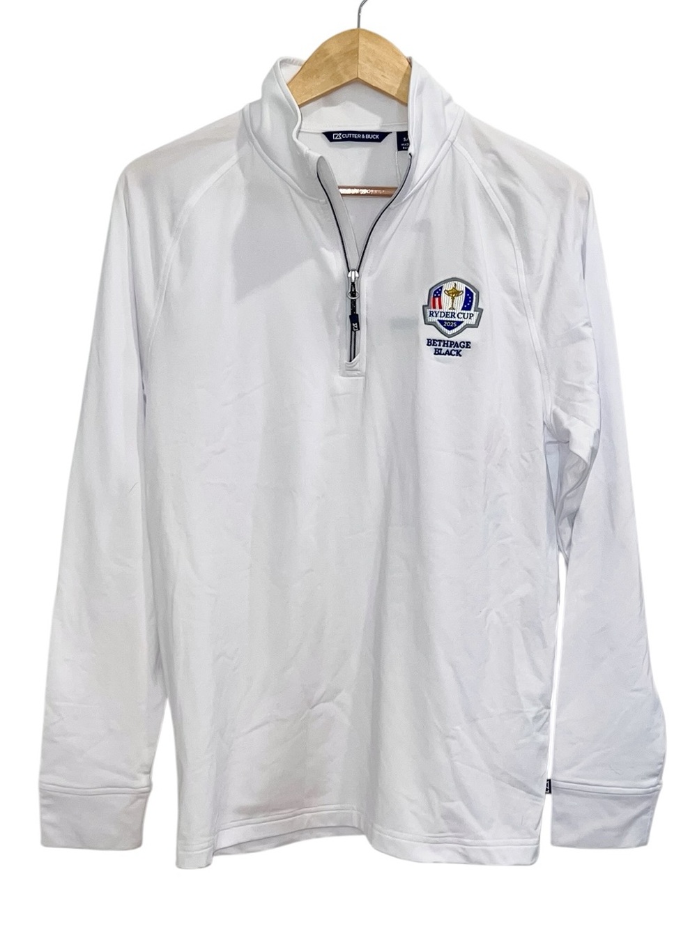 NWT Cutter & Buck Cutter & Buck 2025
Ryder Cup Bethpage Black Quarter Zip White